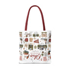 Ohio Illustrated Tote Bag — All-Over-Print Travel & Gift Tote