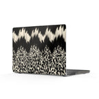 Leopard Glitch - Clear MacBook Case