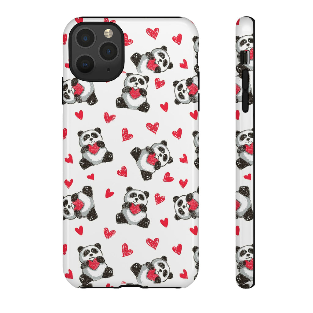 Cute Panda Pattern Phone Case — Tough Cases