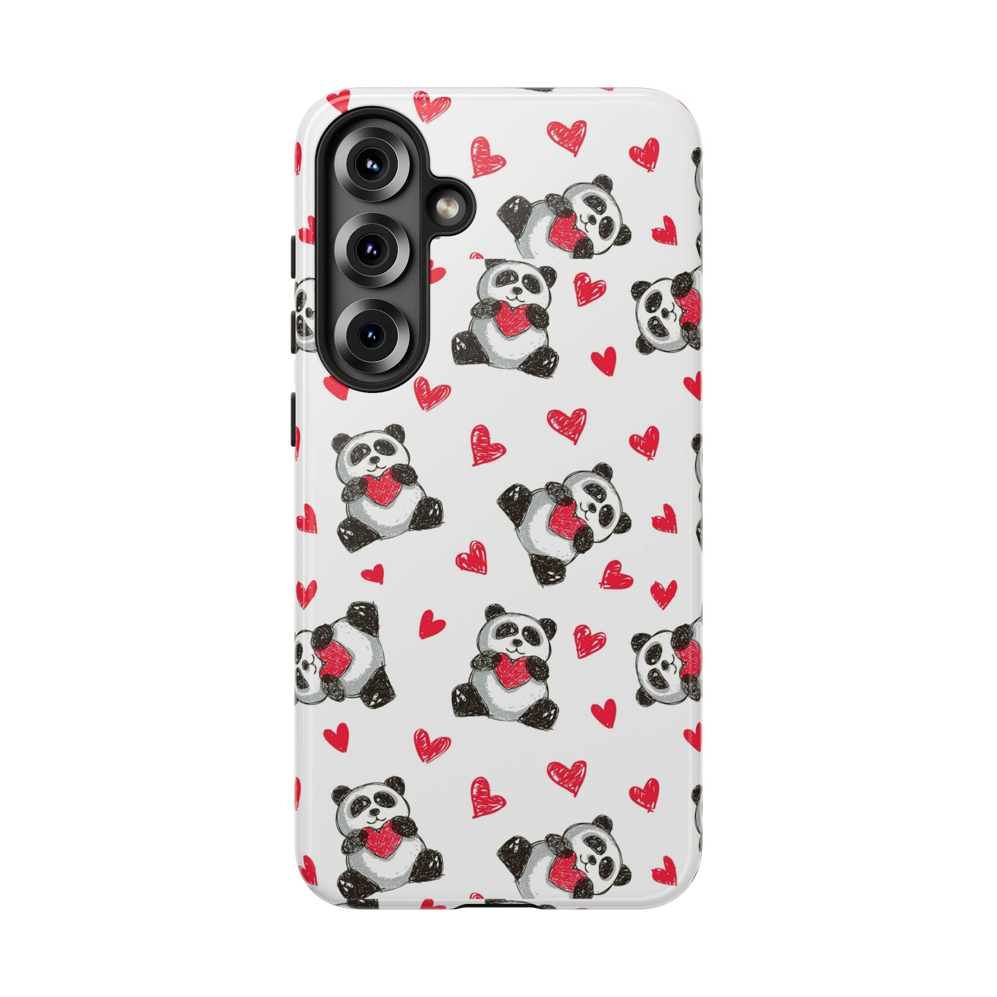 Cute Panda Pattern Phone Case — Tough Cases