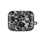 Black Floral Lace - AirPod Case
