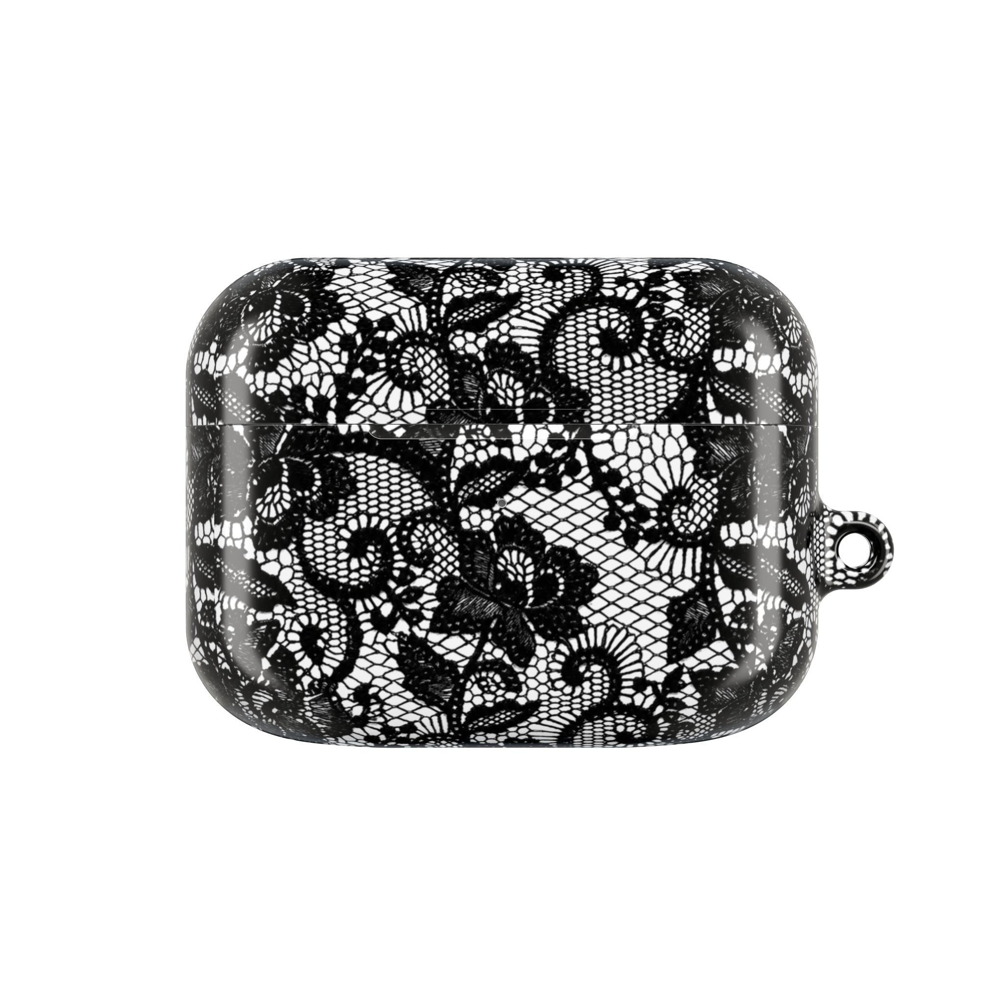 Black Floral Lace - AirPod Case