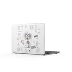 Clear MacBook Case — 'Coder Chaos' Funny Programmer Design