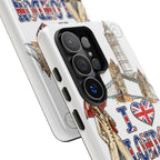 I Love London Illustrated Collage phone case | Tough Case