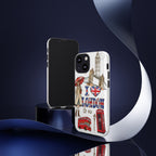 I Love London Illustrated Collage phone case | Tough Case