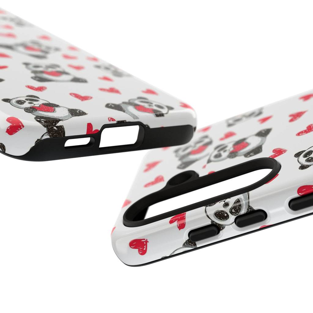 Cute Panda Pattern Phone Case — Tough Cases