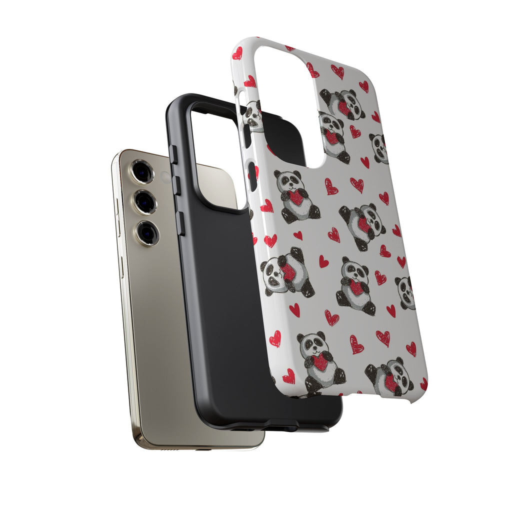 Cute Panda Pattern Phone Case — Tough Cases