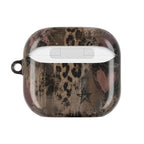 Leopard Heart AirPod Case — Vintage Glam Protective Cover