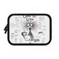 Comp Sci Crew Laptop Sleeve — Cute Fluffy Programmer Illustration