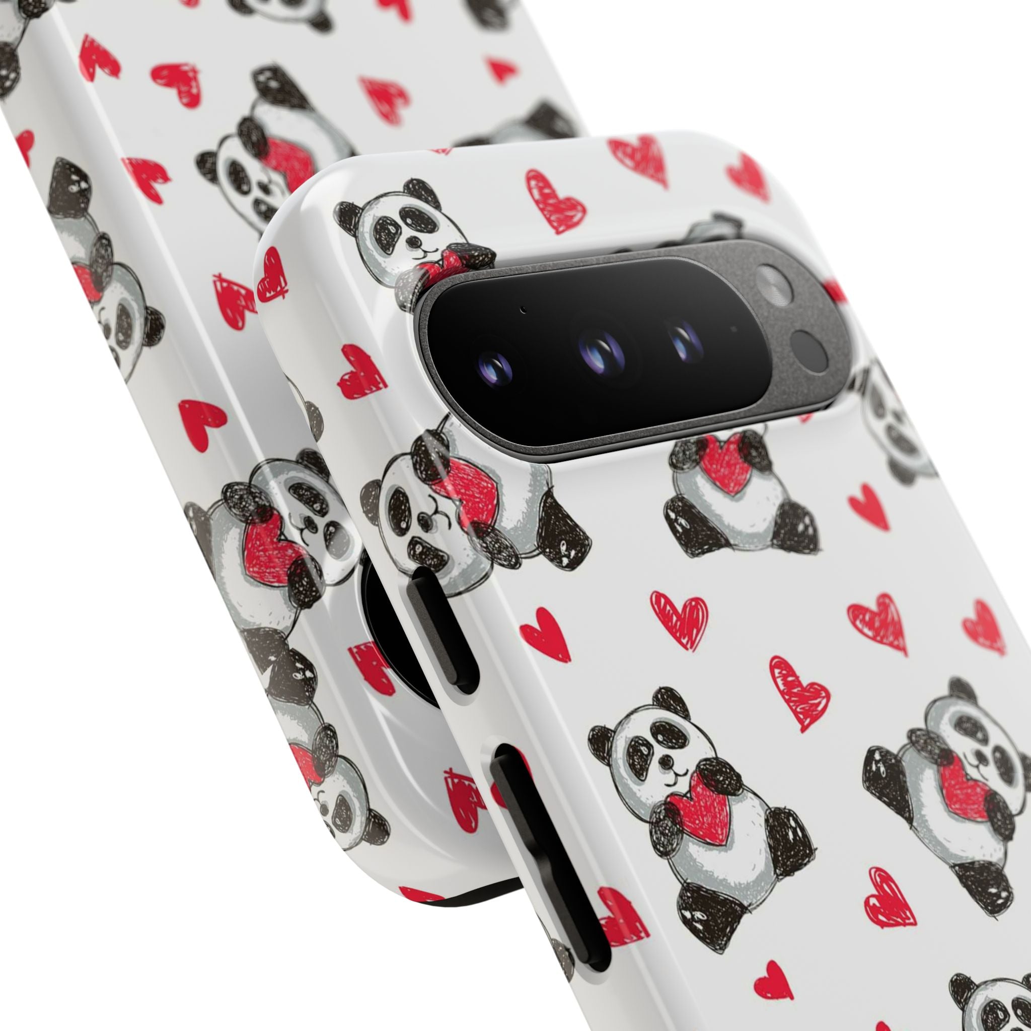 Cute Panda Pattern Phone Case — Tough Cases