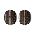 Brown Plaid & Lace - AirPods Max Case