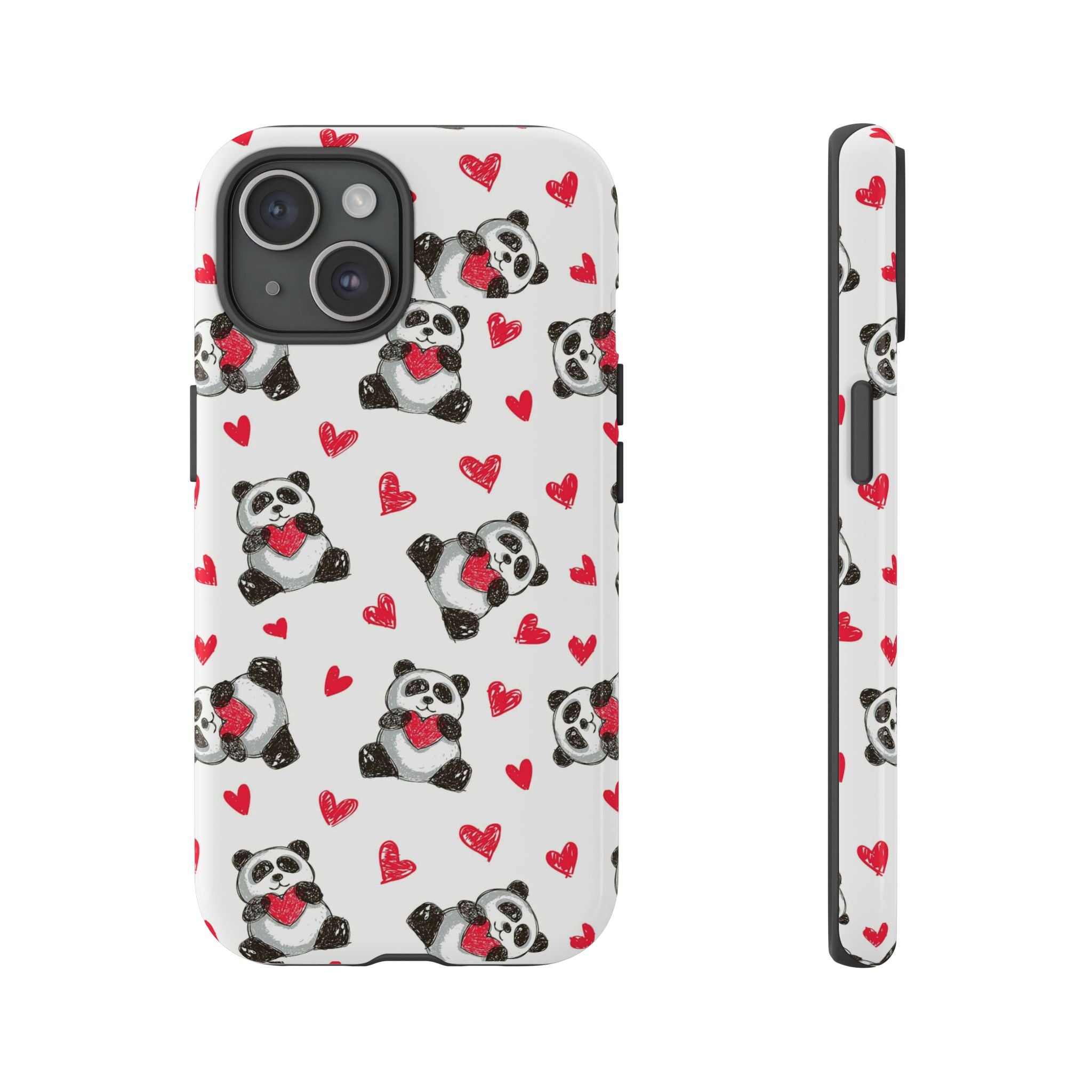 Cute Panda Pattern Phone Case — Tough Cases