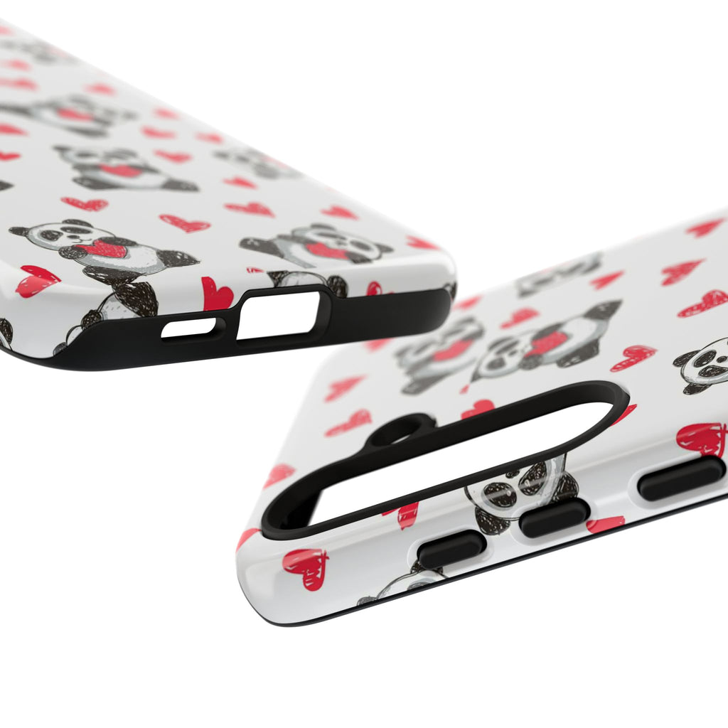 Cute Panda Pattern Phone Case — Tough Cases