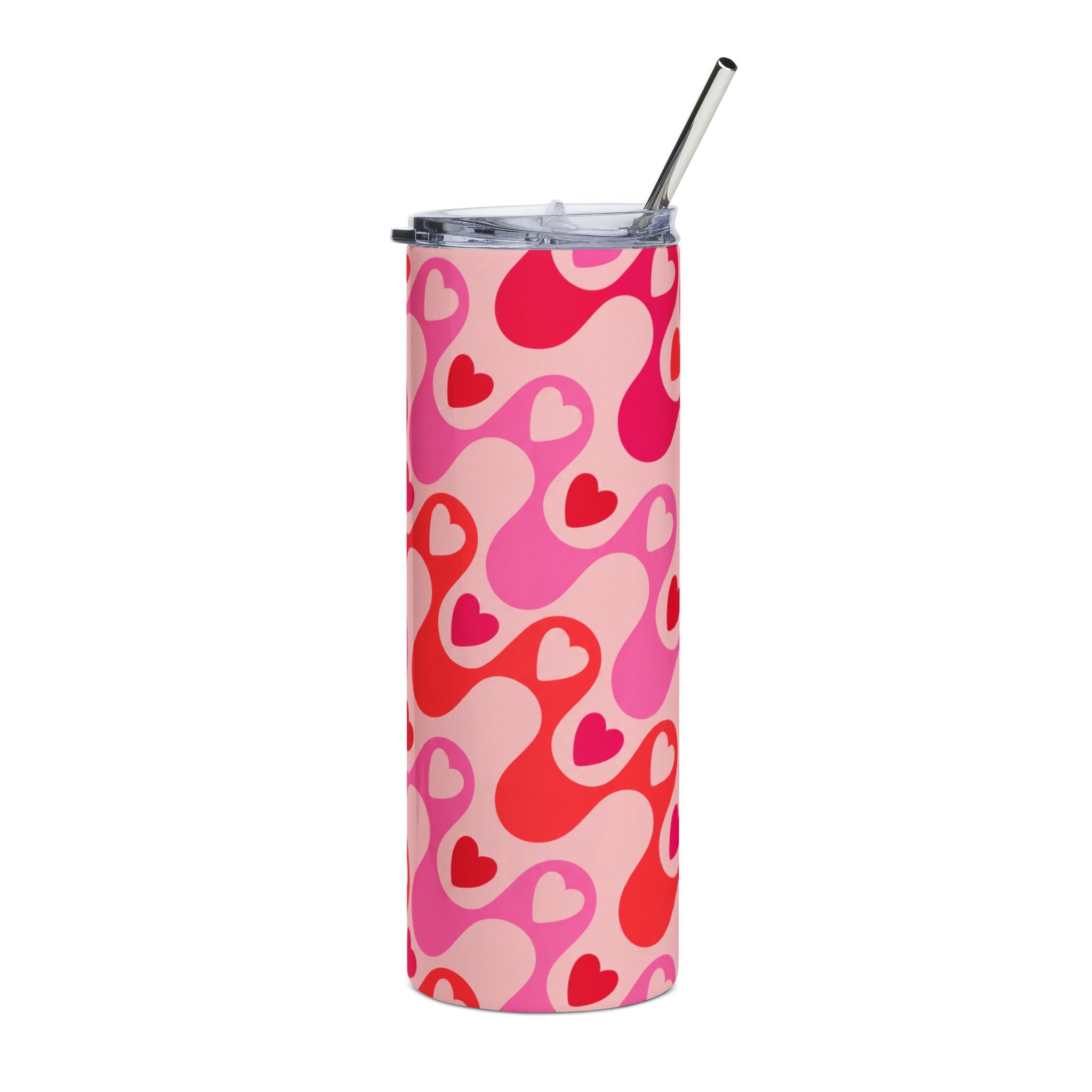 Retro Valentine - Stainless Steel Travel Cup - 20oz