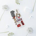 I Love London Illustrated Collage phone case | Tough Case
