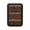 Brown Snakeprint Vegan MagSafe Wallet
