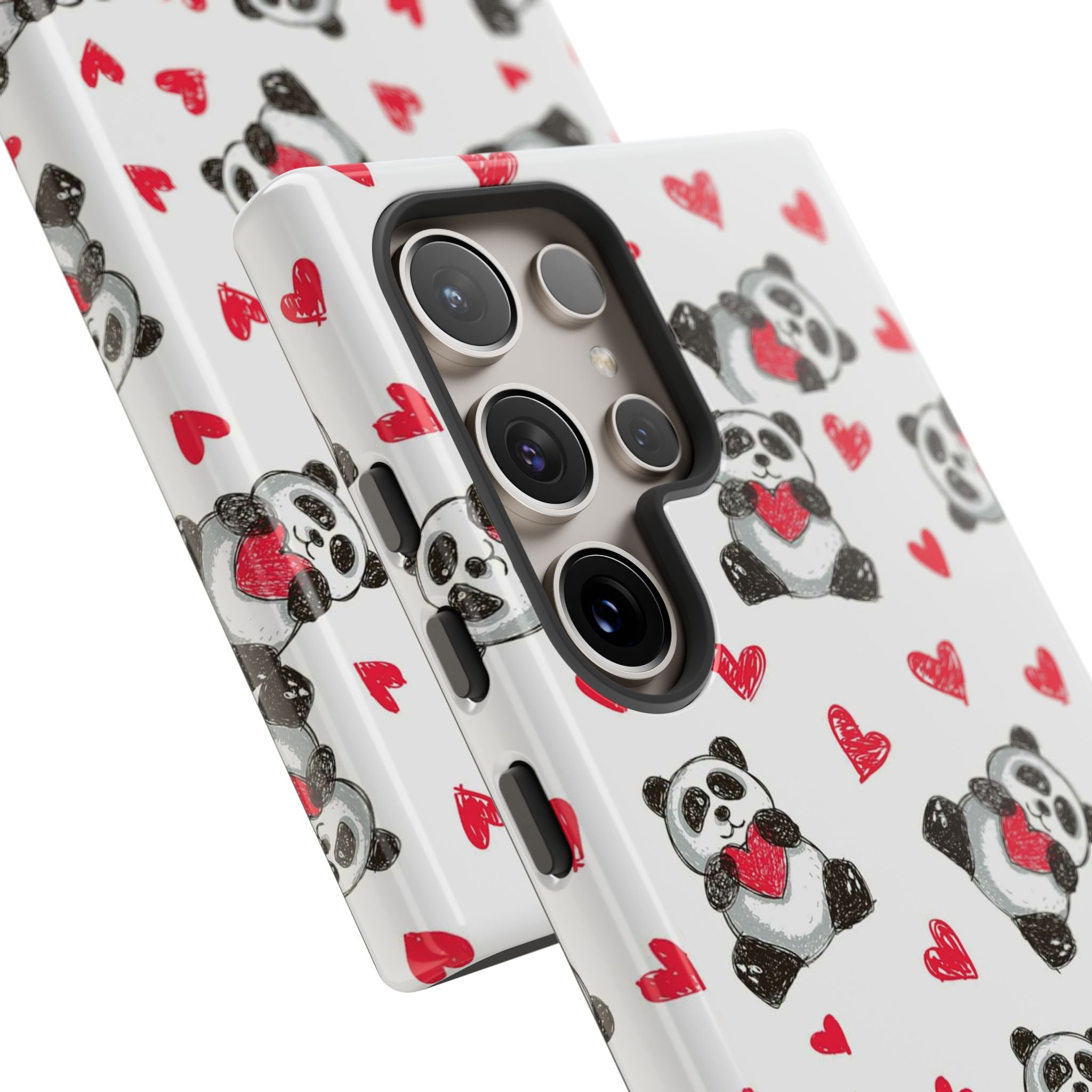 Cute Panda Pattern Phone Case — Tough Cases