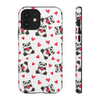 Cute Panda Pattern Phone Case — Tough Cases