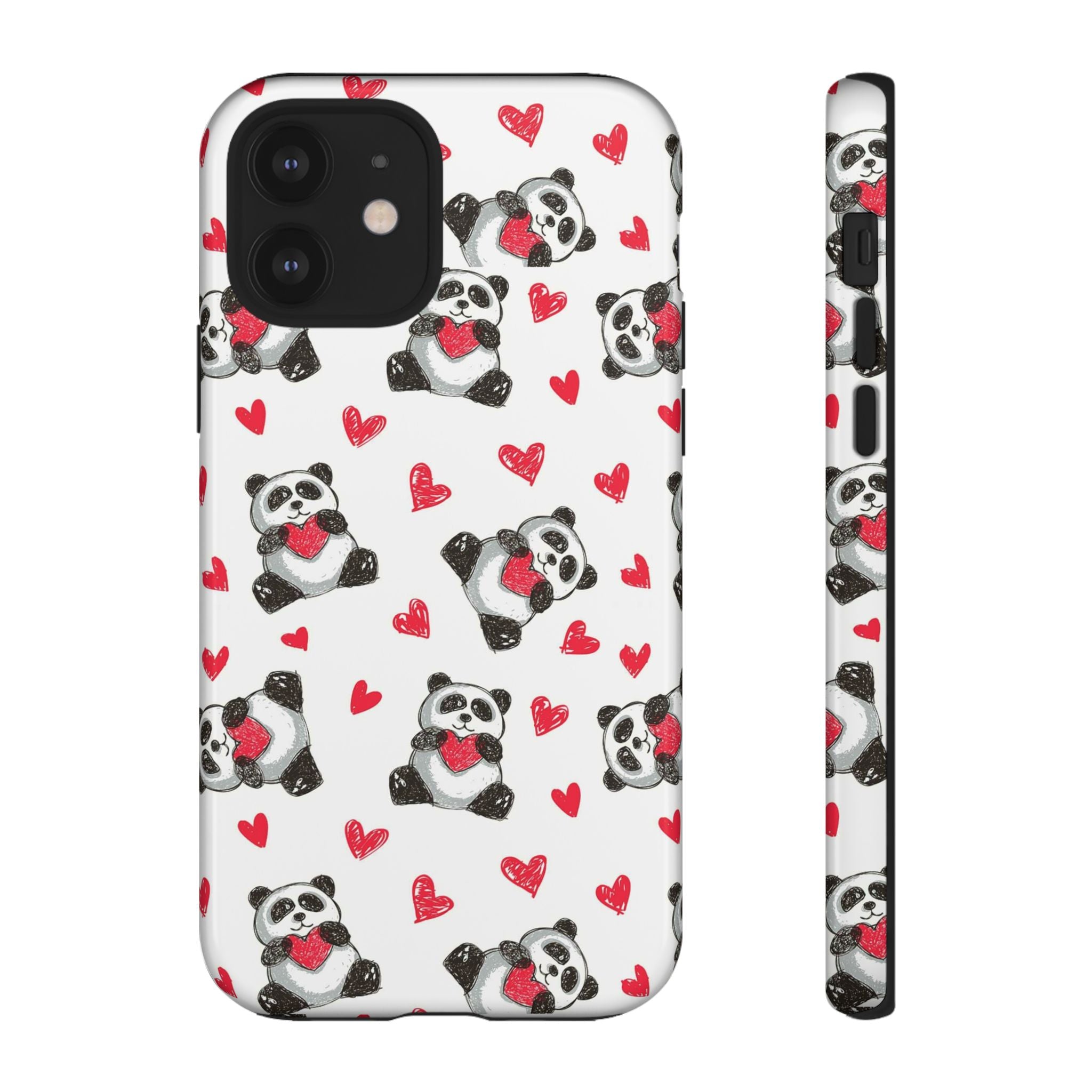 Cute Panda Pattern Phone Case — Tough Cases
