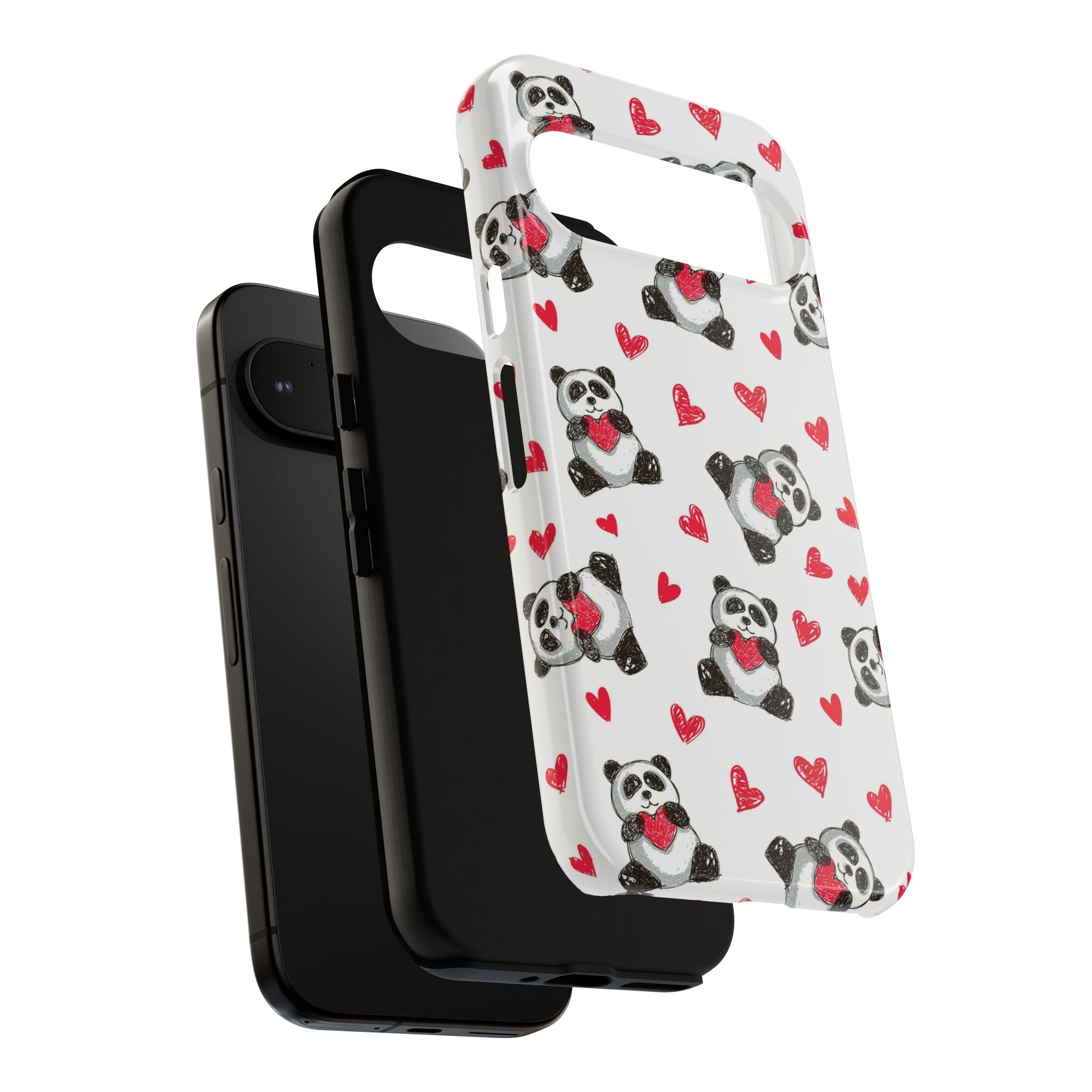 Cute Panda Pattern Phone Case — Tough Cases