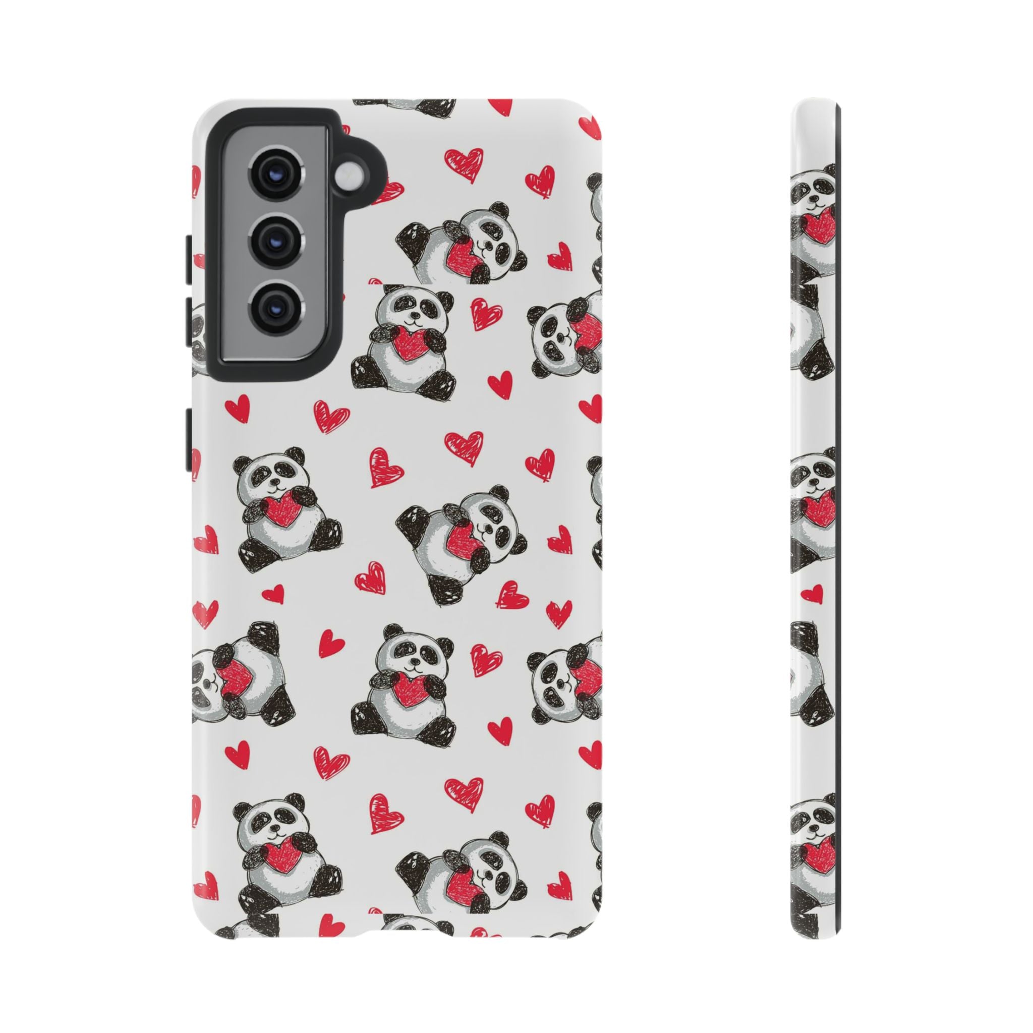 Cute Panda Pattern Phone Case — Tough Cases