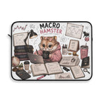 Macro Hamster Laptop Sleeve — Cute Finance & Investing Laptop Case