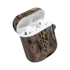 Leopard Heart AirPod Case — Vintage Glam Protective Cover