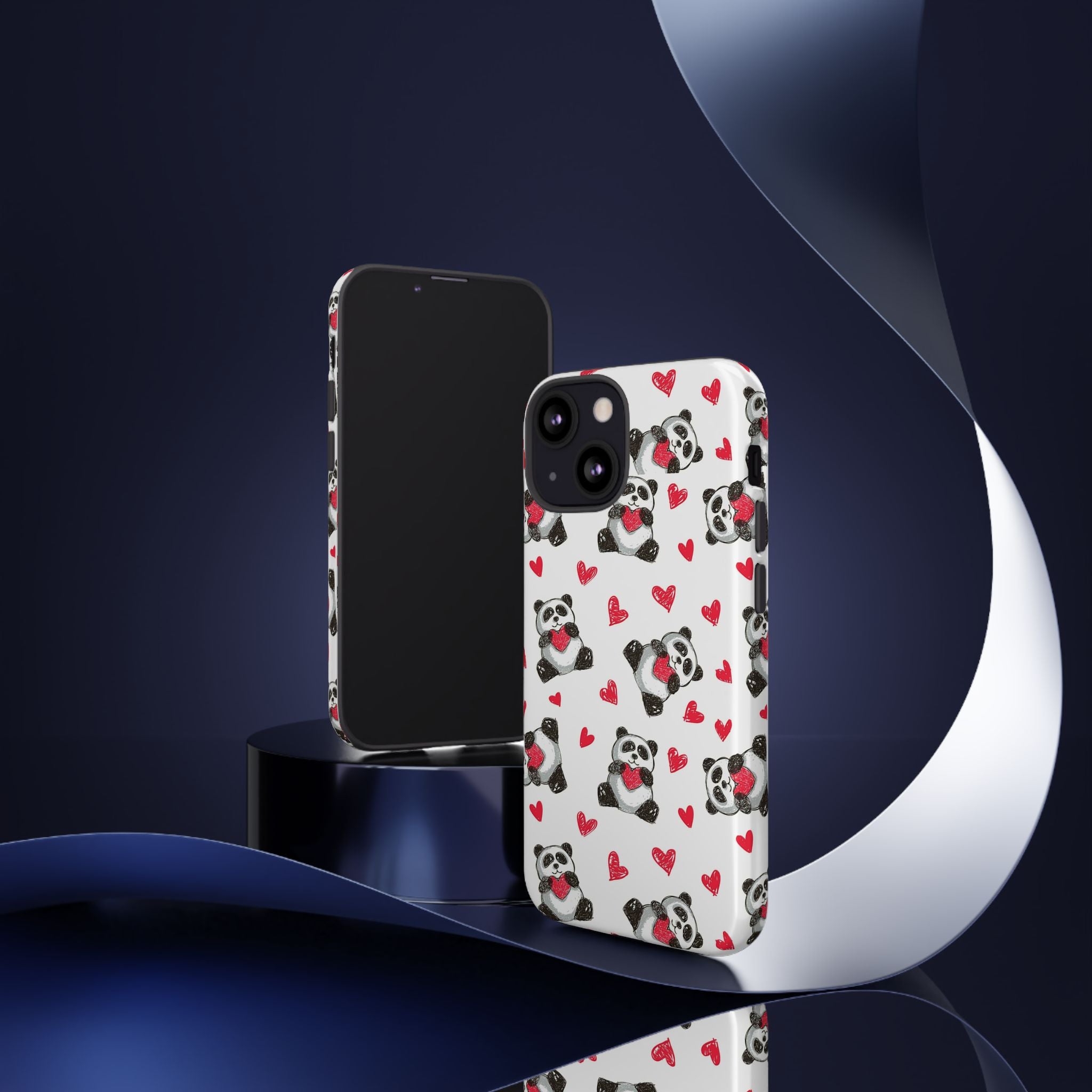 Cute Panda Pattern Phone Case — Tough Cases