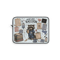 Night Shift Raccoon Nurse Laptop Sleeve — Cute Medical Student & Healthcare Worker Gift