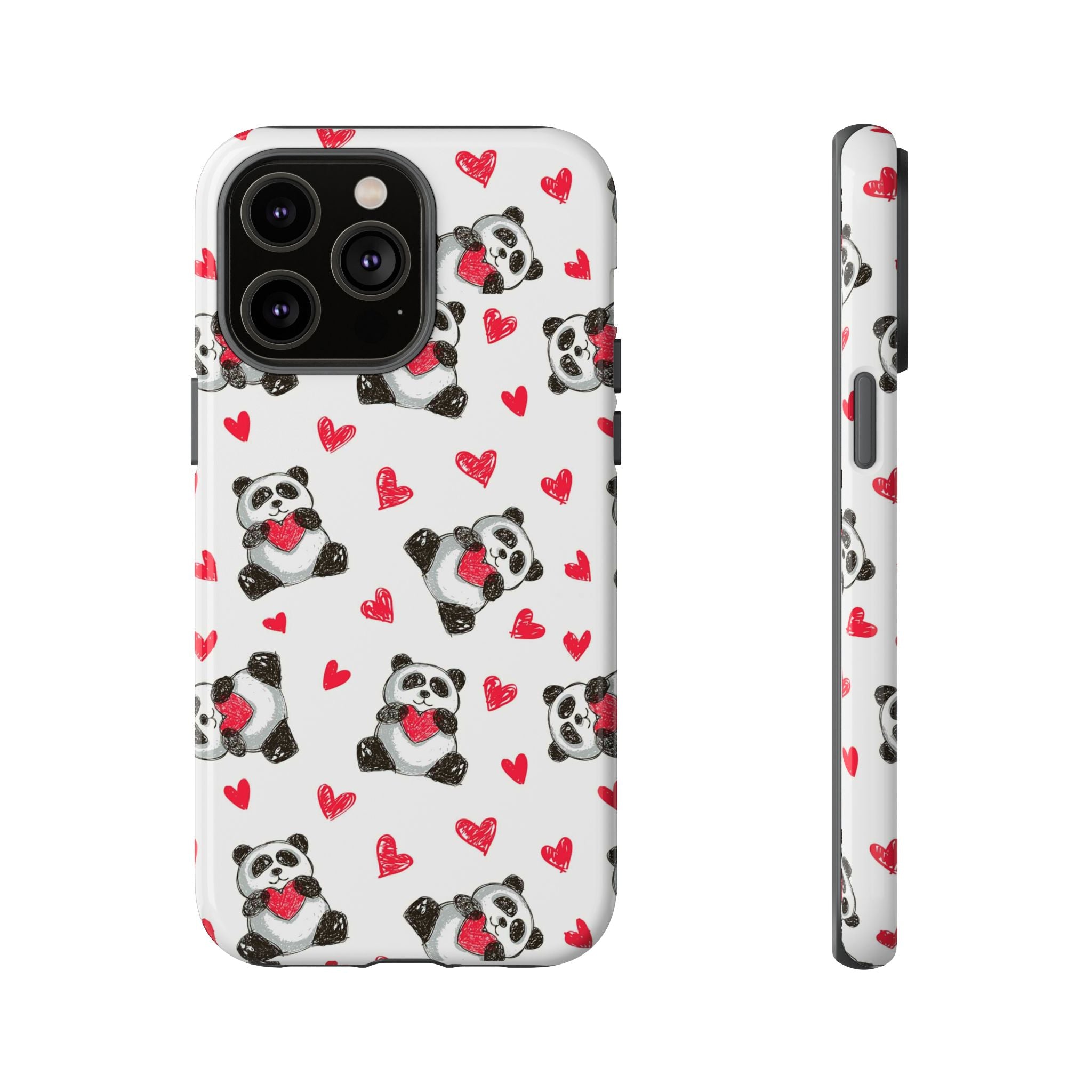 Cute Panda Pattern Phone Case — Tough Cases