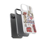 I Love London Illustrated Collage phone case | Tough Case