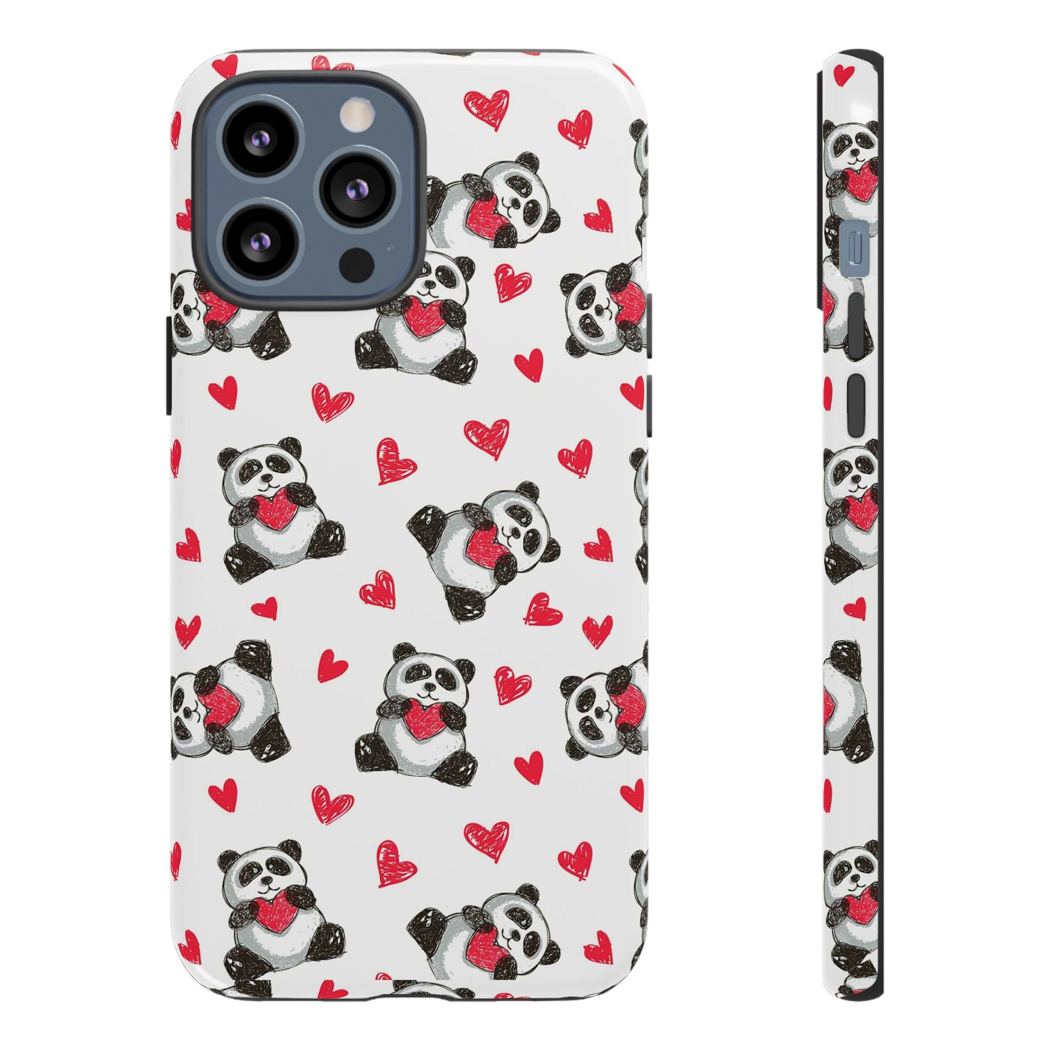 Cute Panda Pattern Phone Case — Tough Cases
