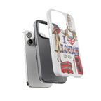 I Love London Illustrated Collage phone case | Tough Case