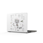 Clear MacBook Case — 'Coder Chaos' Funny Programmer Design