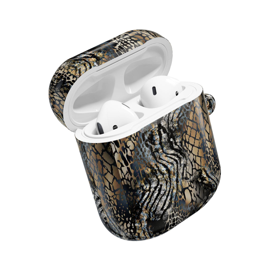 Animal Print AirPod Case — Stylish Snake & Zebra Pattern Protective Cover