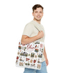 Ohio Illustrated Tote Bag — All-Over-Print Travel & Gift Tote