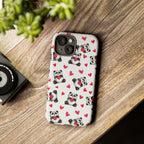 Cute Panda Pattern Phone Case — Tough Cases