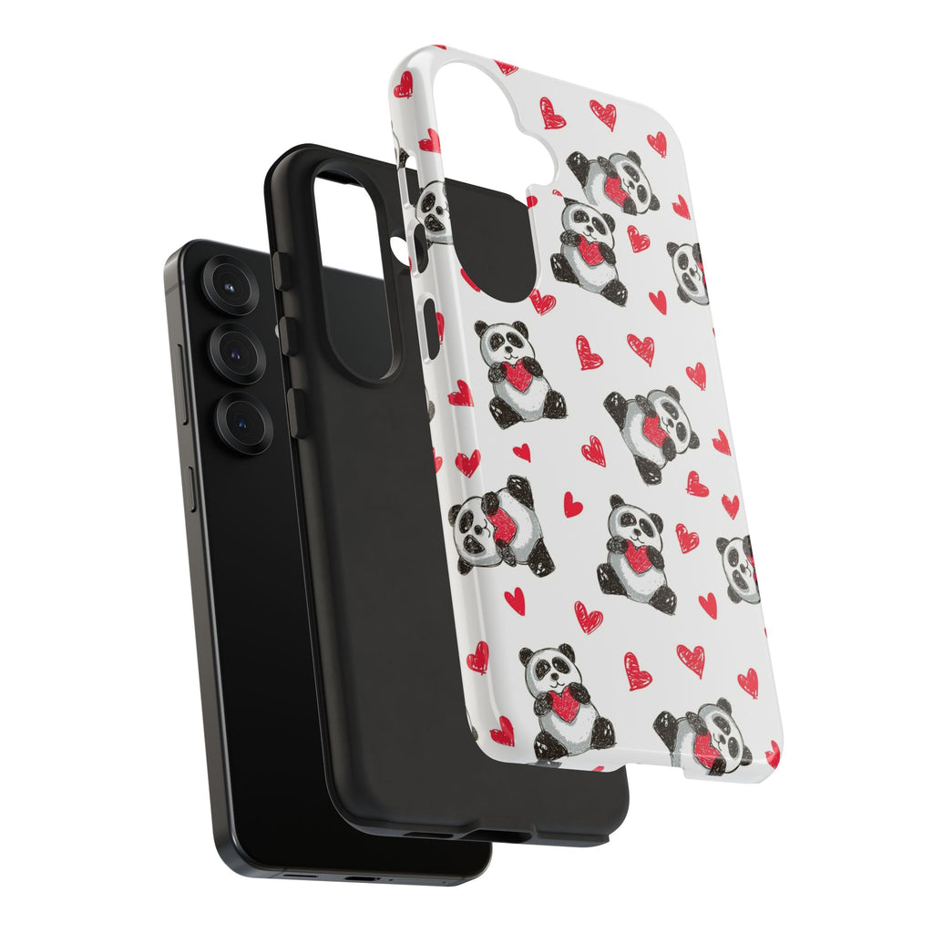 Cute Panda Pattern Phone Case — Tough Cases