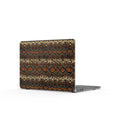 Brown Snake Pattern - Clear Mackbook Case