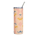 Retro Yellow Cherry - Stainless Tumbler