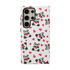 Cute Panda Pattern Phone Case — Tough Cases