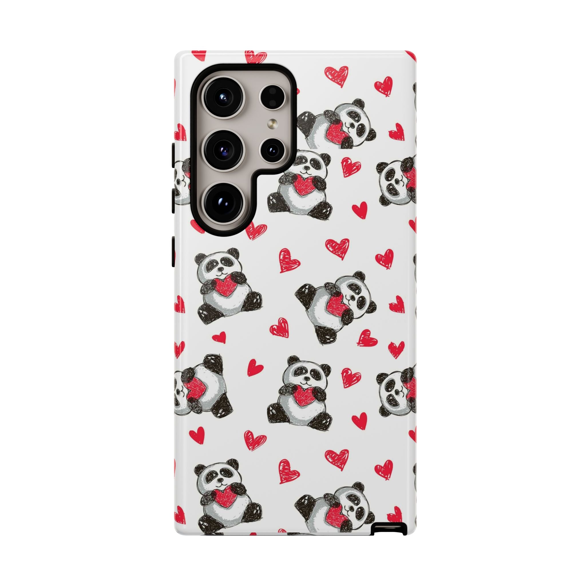 Cute Panda Pattern Phone Case — Tough Cases
