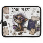 Cognitive Cat Laptop Sleeve — Cute Psychology-Themed Protective Case