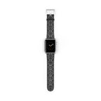 Black Snakeskin Pattern Watch Band | Apple Watch Strap