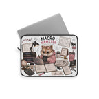 Macro Hamster Laptop Sleeve — Cute Finance & Investing Laptop Case