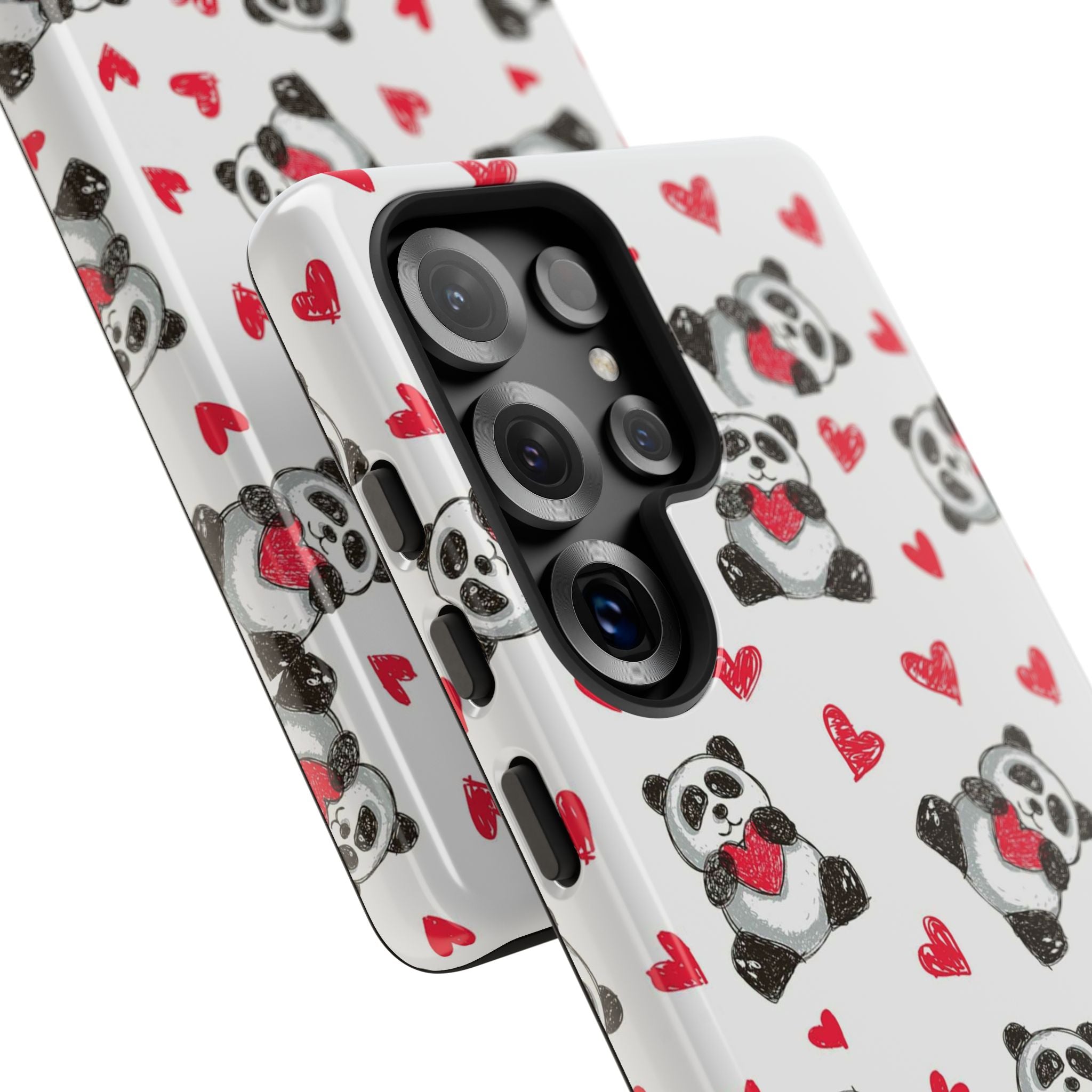 Cute Panda Pattern Phone Case — Tough Cases
