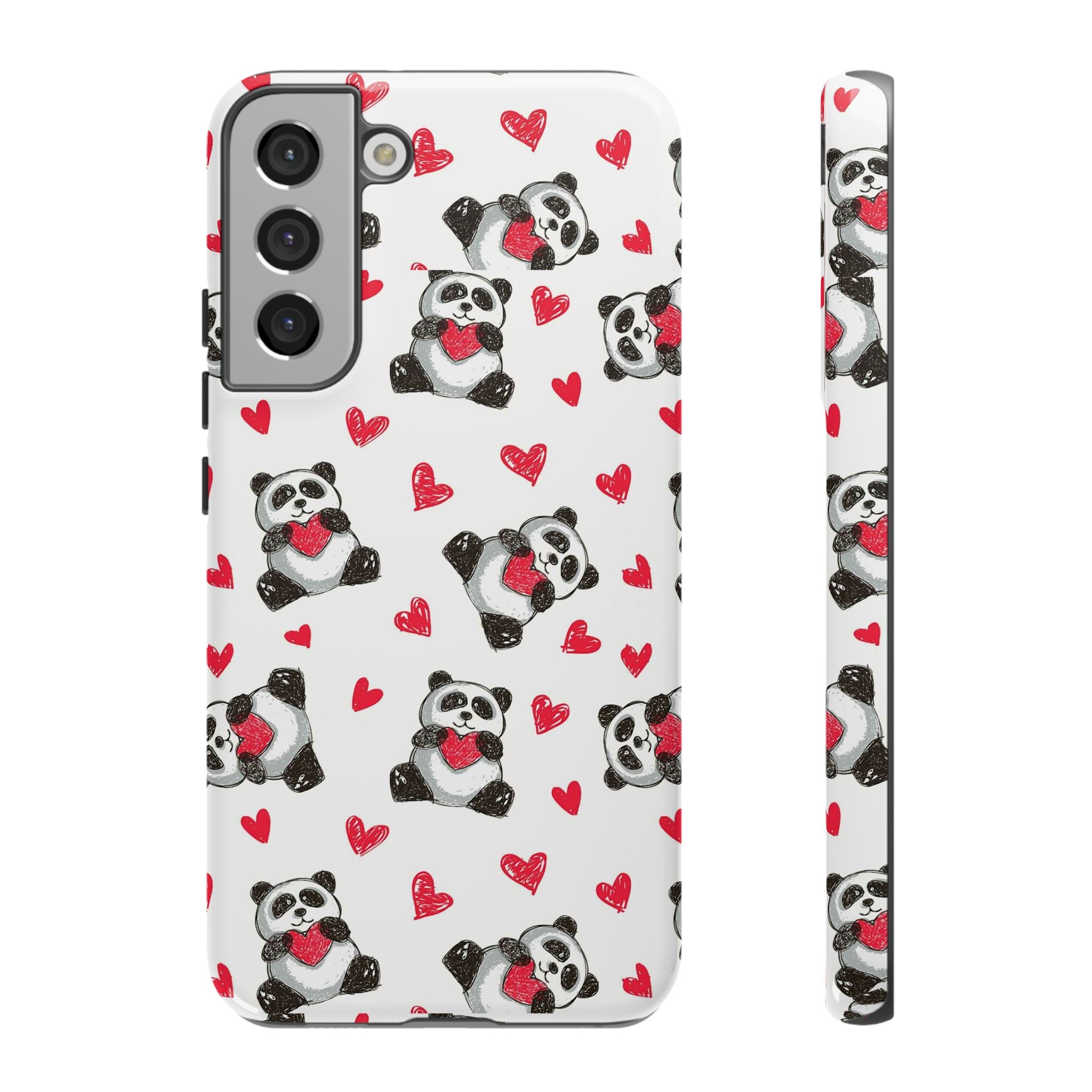 Cute Panda Pattern Phone Case — Tough Cases