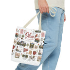 Ohio Illustrated Tote Bag — All-Over-Print Travel & Gift Tote