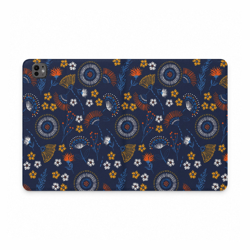 Midnight Wildflower - Tablet Folio Case