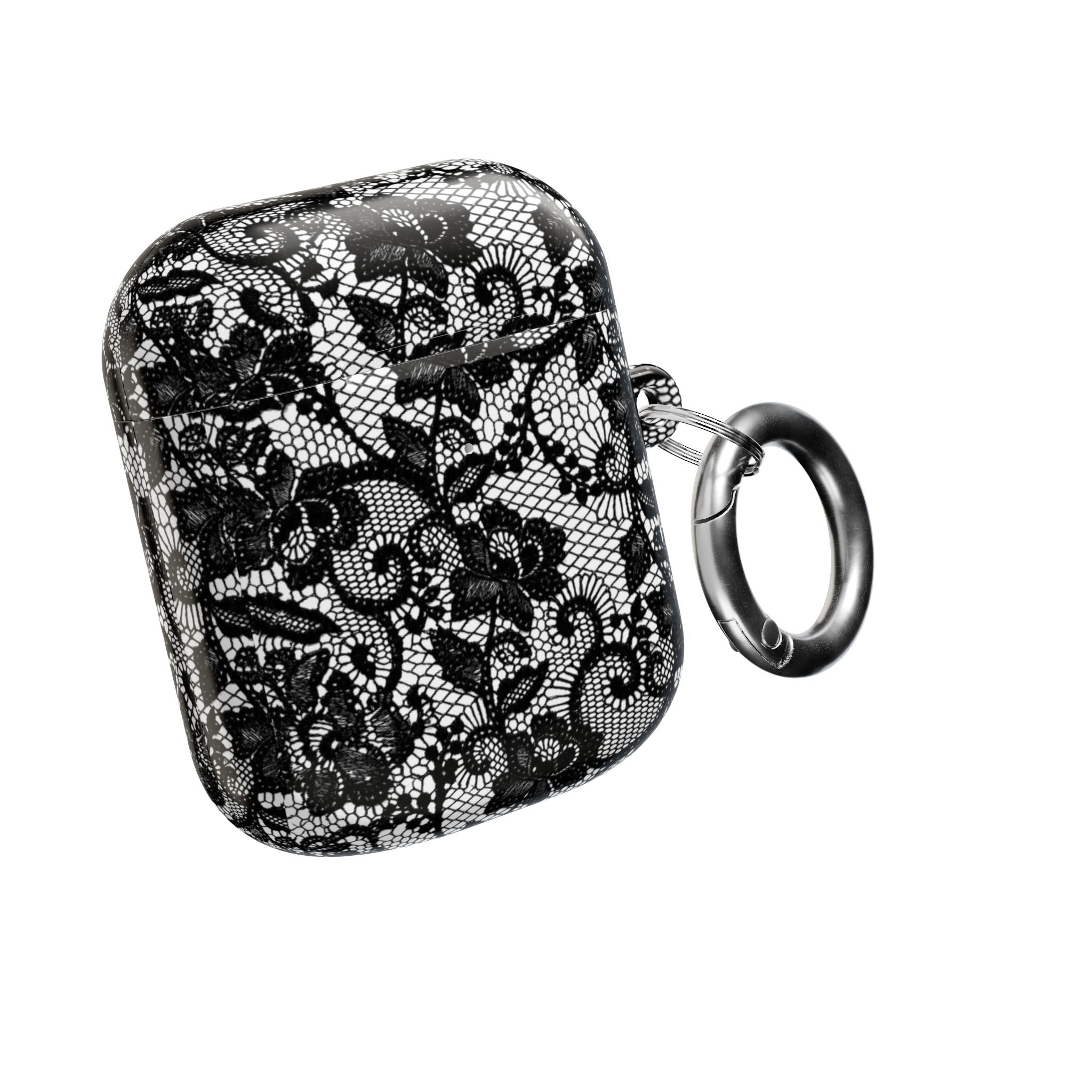 Black Floral Lace - AirPod Case